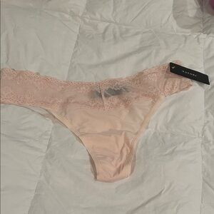 Natori Blush Lace Thong